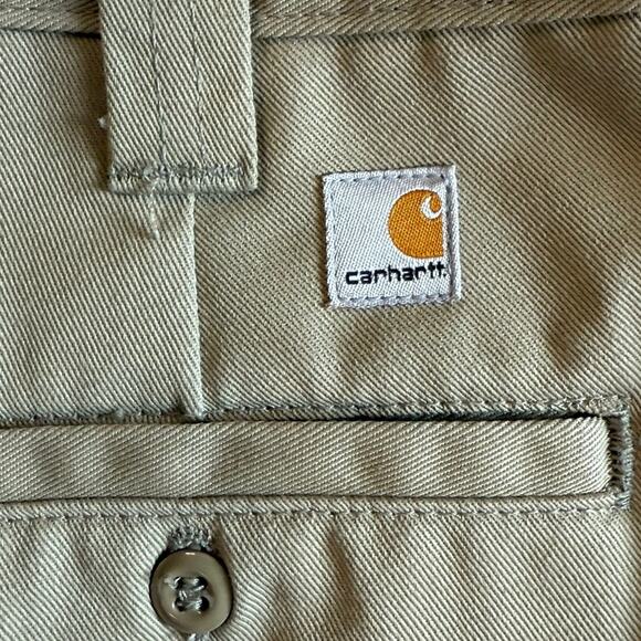 Carhartt B372 Khaki Twill Work Shorts Men’s 42 - Picture 5 of 8